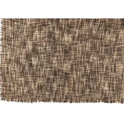 Plaid en polyester marron 180x130cm