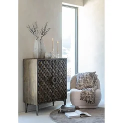 Plaid en polyester marron 180x130cm