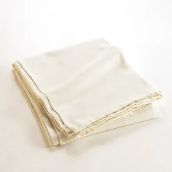 Plaid enroulable 180 x 220 cm Polycoton Lucile Naturel