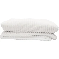 Plaid fausse fourrure Louna blanc 160 x 200 cm