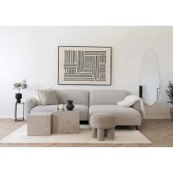 Plaid Galena en Fourrure Synthétique Blanc 130x180 cm - Douceur et Élégance