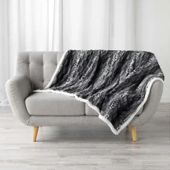 Plaid Grizzly - Gris - Douceur d'Intérieur - Plaid 125 x 150