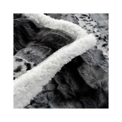 Plaid Grizzly - Gris - Douceur d'Intérieur - Plaid 125 x 150