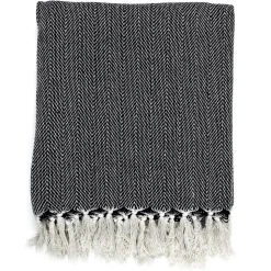 Plaid jacquard avec imprimé géométrique