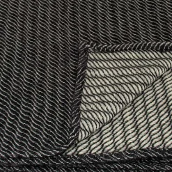 Plaid laine 100% (120x180 cm - Gris anthracite)