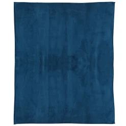 Plaid lulu bleu foncé GoodHome L.180x l.150 cm