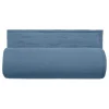 Plaid matelassé microfibre lavée "Céleste" 150 x 200 cm Vent du sud - Céleste Bleu Métal