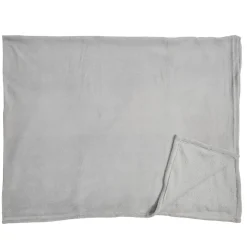 PLAID MICROFIBRE GRIS CLAIR 150X200CM M12