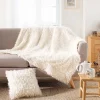 Plaid Mouton - Douceur d'Intérieur - Plaid Blanc 125 x 150