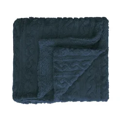 Plaid polaire doux & chaud Denim 150x180 cm WARM WOOL