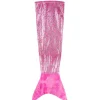 Plaid sirène effet paillette - Diam. 56 x L. 132 cm
