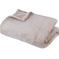 Plaid strass 125x150 - Beige- Atmosphera