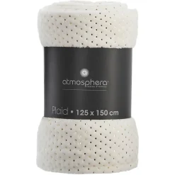 Plaid strass 125x150 - Beige- Atmosphera