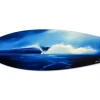 Planche de surf déco The Perfect Wave, DECLINA, planche surf decorative, impression sur alu-dibond, deco murale, 100x30 cm