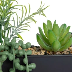 Plante à suspendre avec pot en métal