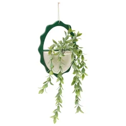 Plante artificelle suspendue Cheri 19,5x9cm- Beige- Atmosphera
