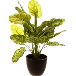 Plante artificielle - pot en ciment - H45 cm - Vert- Atmosphera