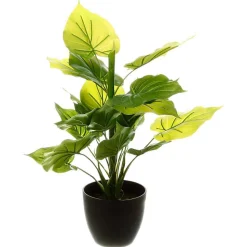Plante artificielle - pot en ciment - H45 cm - Vert- Atmosphera