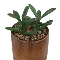 Plante artificielle - pot en céramique - H16 cm - Atmosphera