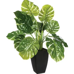 Plante artificielle - pot en ciment - H70 cm - Atmosphera