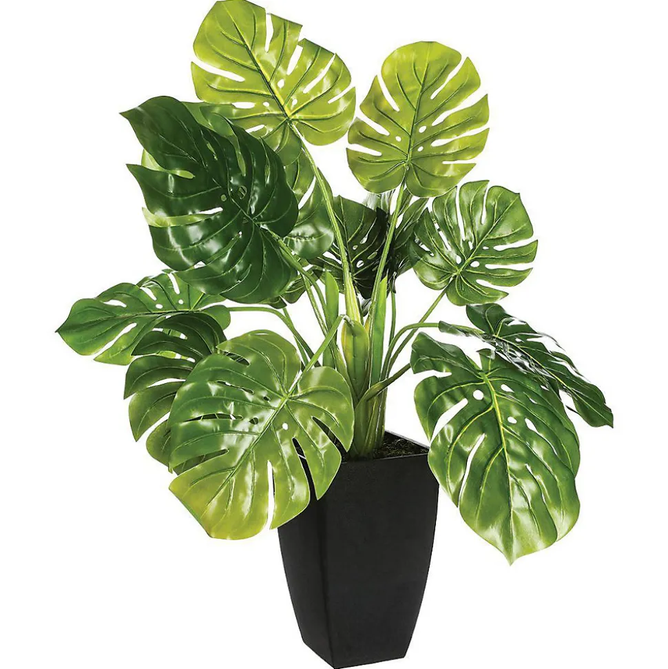 Plante artificielle - pot en ciment - H70 cm - Atmosphera