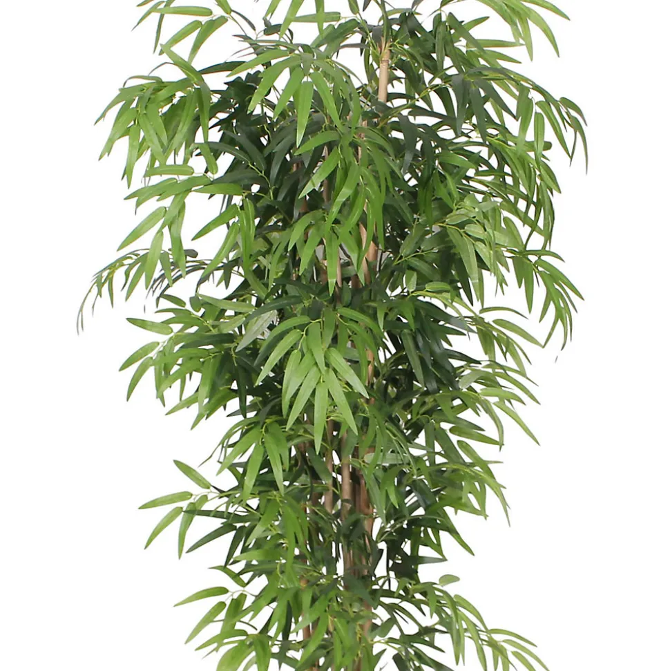 Plante artificielle Bambou Rebecca Mobili Jauda 180x50x50 Polyester Bois de Bambou Vert Marron