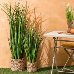 Plante artificielle en pot Zya vert H122cm - Atmosphera