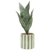 Plante artificielle en pot Cheri 11,5x11,5cm- Vert- Atmosphera