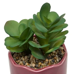 Plante artificielle en pot Cheri 13x10cm- Vert- Atmosphera