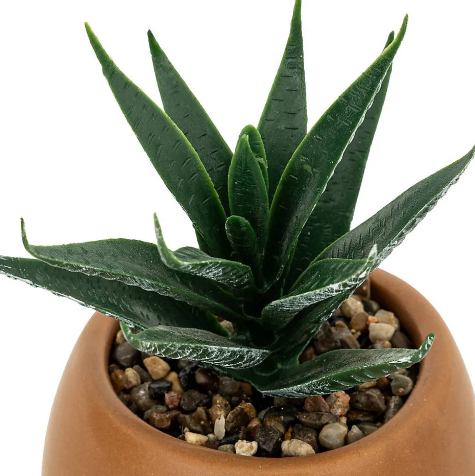 Plante artificielle Livy pot céramique H17cm- Noir- Atmosphera