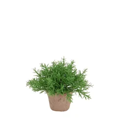 Plante artificielle pot papier maché