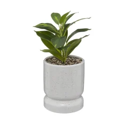 Plante verte artificielle pot en céramique H.30cm Atmosphera Créateur D'Intérieur