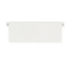 Plaque de lestage pour Stores Californiens 127mm - Blanc