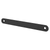 Plaque de poignée de porte Minzh GoodHome noir mat 190 x 7 mm