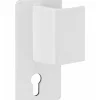 Poignée Beluga pour porte palière, droite, blanc - THIRARD