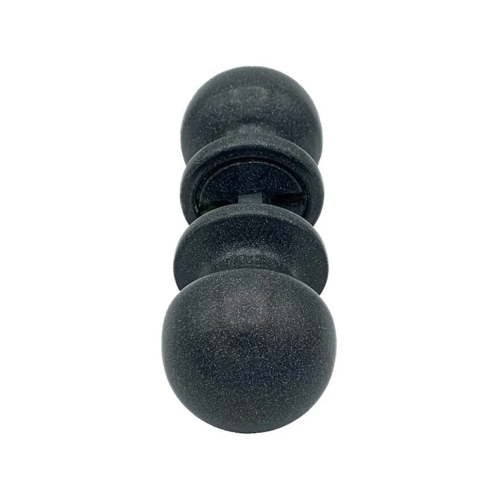 Poignée bouton de porte ronde Hardwarexchange D50 mm gris antique lot de 6 couples