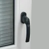 Poignée de fenêtre avec bouton-poussoir Miniac PVC anthracite l.2,9 x H.15,4 x P.6 cm