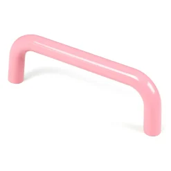 Poignée de meuble abs entraxe 96 mm rose brillant lot de 50 piéces