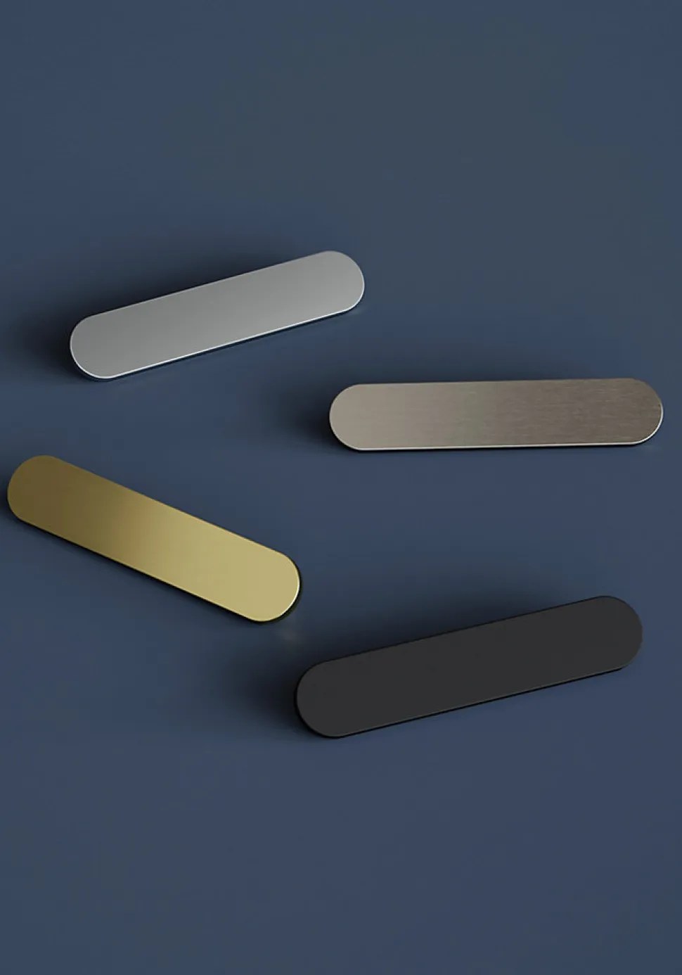 Poignée de meuble arrondi GoodHome Minzh aluminium effet laiton satin doré l.121mm x l.25mm x H. 16mm entraxe 96mm