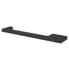 Poignée de meuble Droit GoodHome Skej aluminium mat noir l.158mm x l.7mm x H. 30mm entraxe 128mm