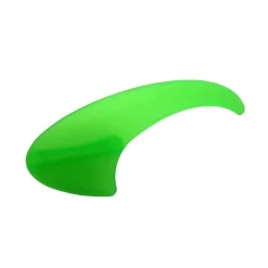 Poignée de meuble en ABS vert menthe transparent entraxes 32 mm avec vis incluses