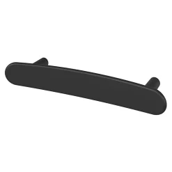 Poignée de meuble en T GoodHome Meham mat noir l.130mm x l.20mm x H. 34mm entraxe 96mm