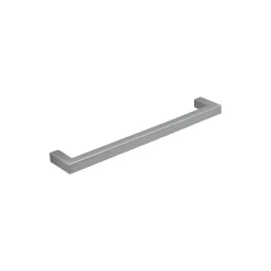 Poignée de meuble en zamac finition chrome mat e 160 mm avec vis incluses