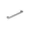Poignée de meuble en zamac finition chrome brillant e 128 mm avec vis incluses