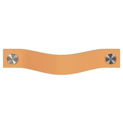 Poignée de meuble nœud GoodHome Hezo marron claire l.15.3cm x h.2.4cm x p.2.5cm