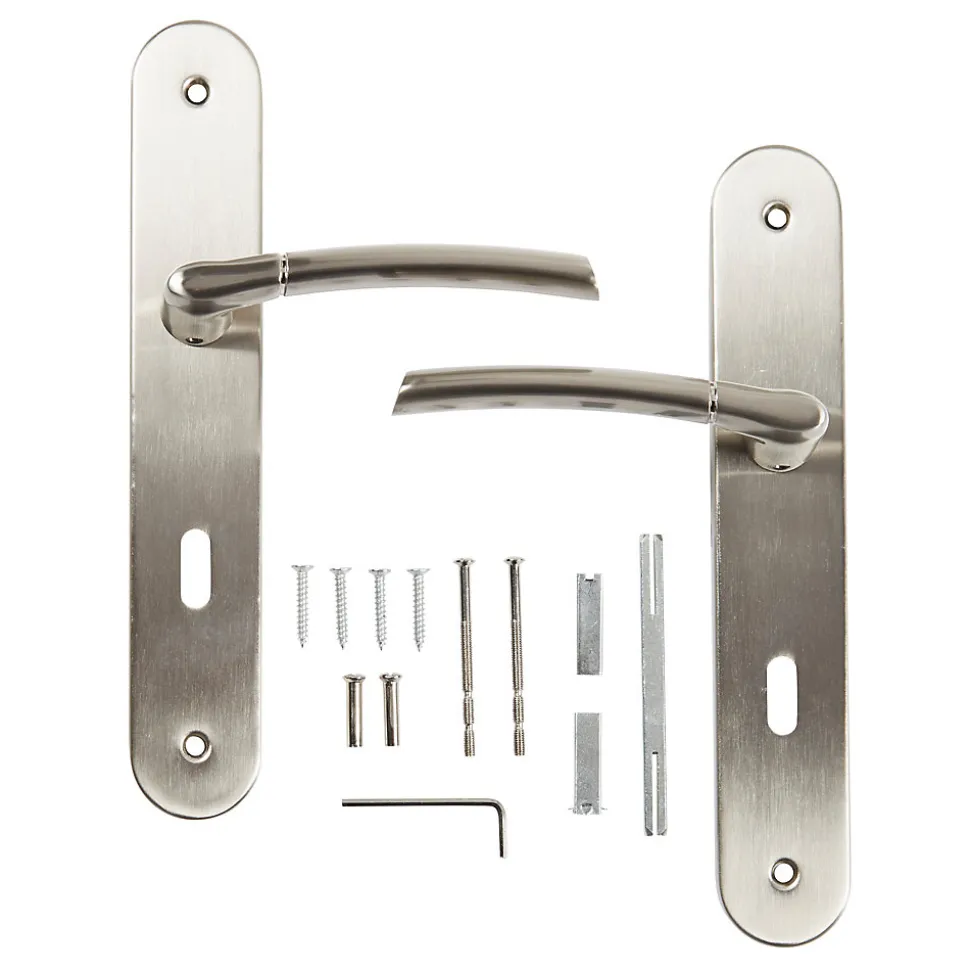 Poignée de porte 195 Colours Hirel chrome vendue par 3 pièces