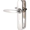 Poignée de porte d'entrée - Jazz - Vachette - Gris - Clé I - 195 mm