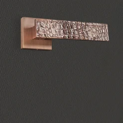 Poignée de porte design finition aspect bronze brossé Bruna - KATCHMEE
