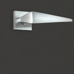 Poignée de porte design finition aspect chrome mat Sofia - KATCHMEE