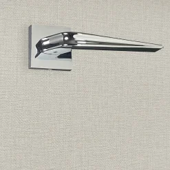 Poignée de porte design finition aspect chrome brillant Lara - KATCHMEE